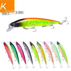 1Pcs Lifelike Wobbler Fishing Lure 3D Eyes 14cm/18.5g Minnow Artificial Hard Bait Fishing Tackle Floating Lure with 6# Hooks
