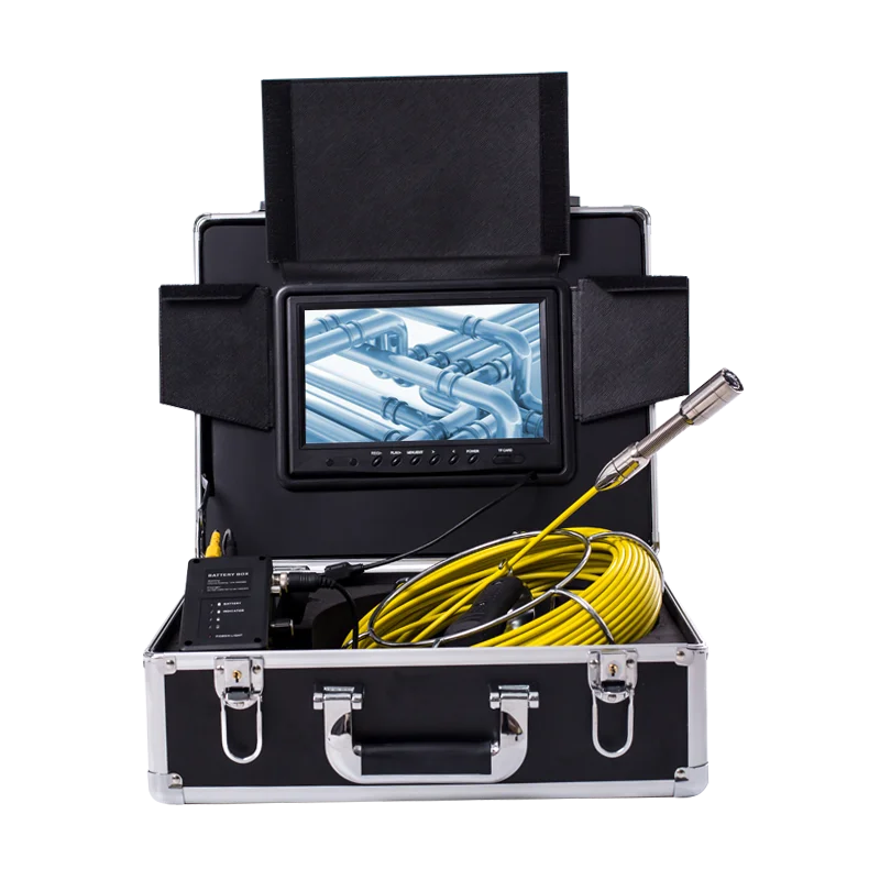 Endoscope industriel serpent 1000TVL 23mm, écran LCD 9 ", câble de 20M, système de caméra vidéo pour l'inspection des égouts