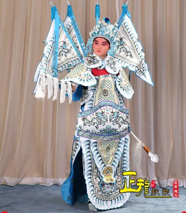 Peking Opera Takebu Overlord Military Commander Ancient Costume Luxury Men Stage