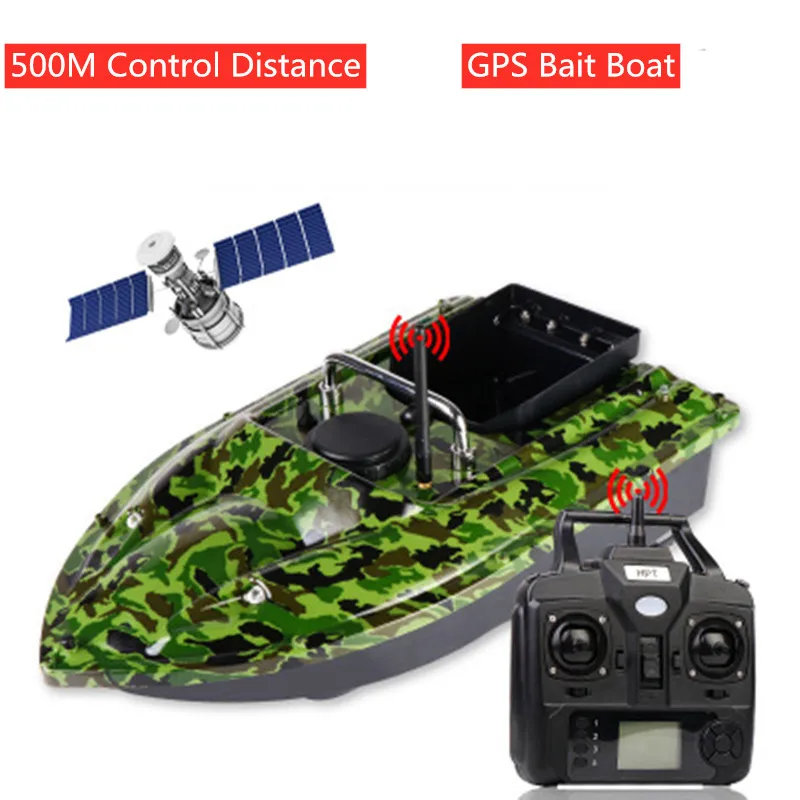 Update GPS Auto Return Angeln Köder Boot Intelligente GPS Köder Boot 500M Entfernung 1,5 KG Laden High Speed Dual lichter Nesting Zu