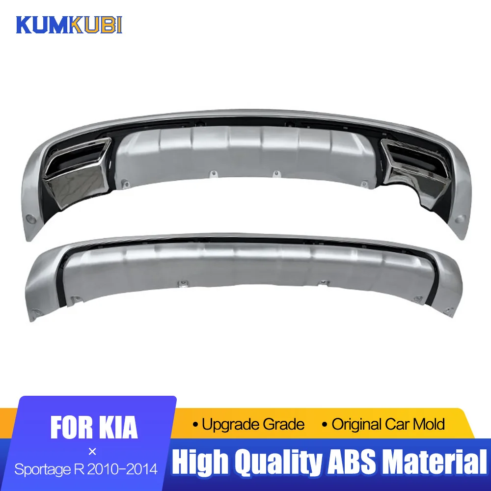 

Fit For Kia Sportage R 2010 2011 2012 2013 2014 High Quality ABS Material Front and Rear Guard Protector Skid Plate Car Styling