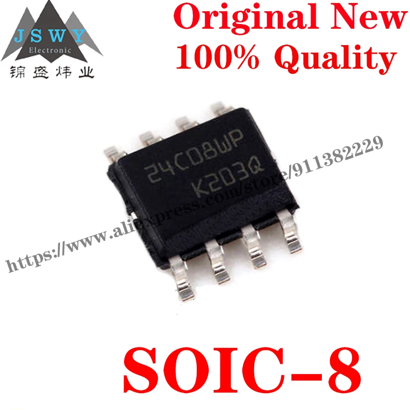 M24C08-WMN6TP M24C04-WMN6P M24256-BWMN6P M24M02-DRMN6TP Electrically Erasable Programmable Read-Only Memory IC Chip Use arduino