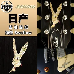 Inlay Sticker Decal Guitar Headstock In MOP Theme - Sea Swallow