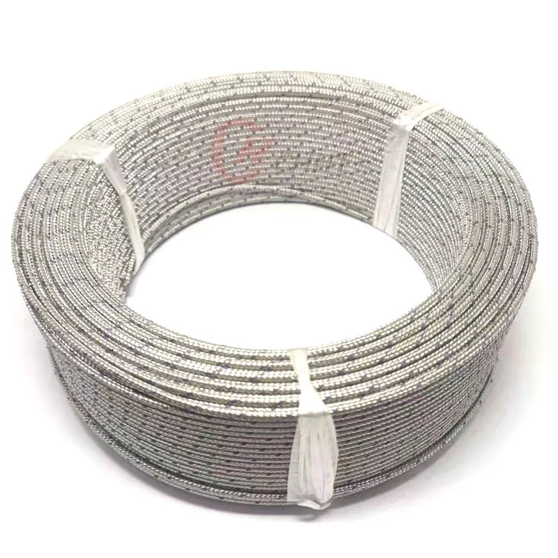 K/T/B/ES/R Type Fiberglass Insulation Stainless Steel Shield Thermocouple Wire High Temperature Measuring Line