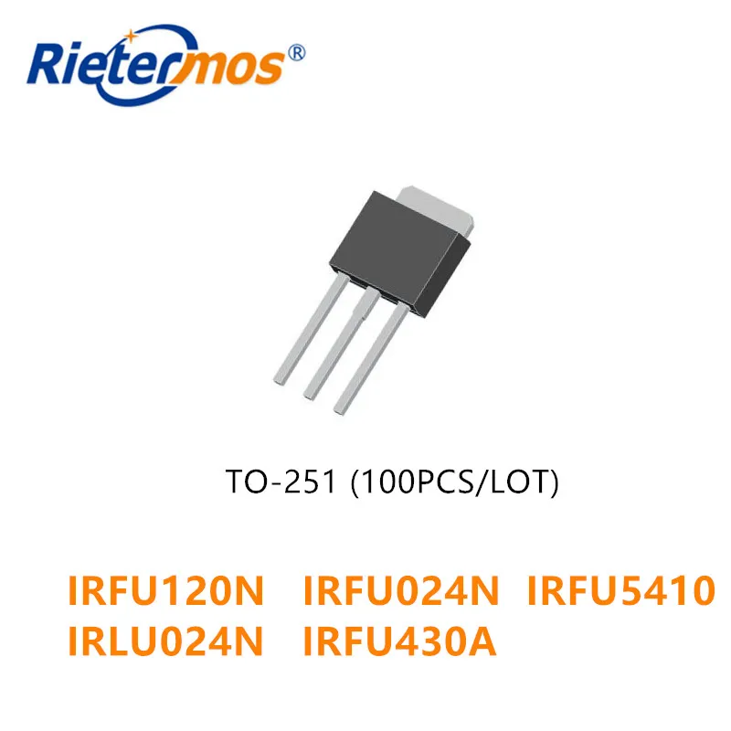 

100pcs TO-251 IRFU120NPBF IRFU024NPBF IRFU5410PBF IRLU024NPBF IRFU430APBF IRFU120N IRFU024N FU024N IRFU5410 IRLU024N IRFU430A