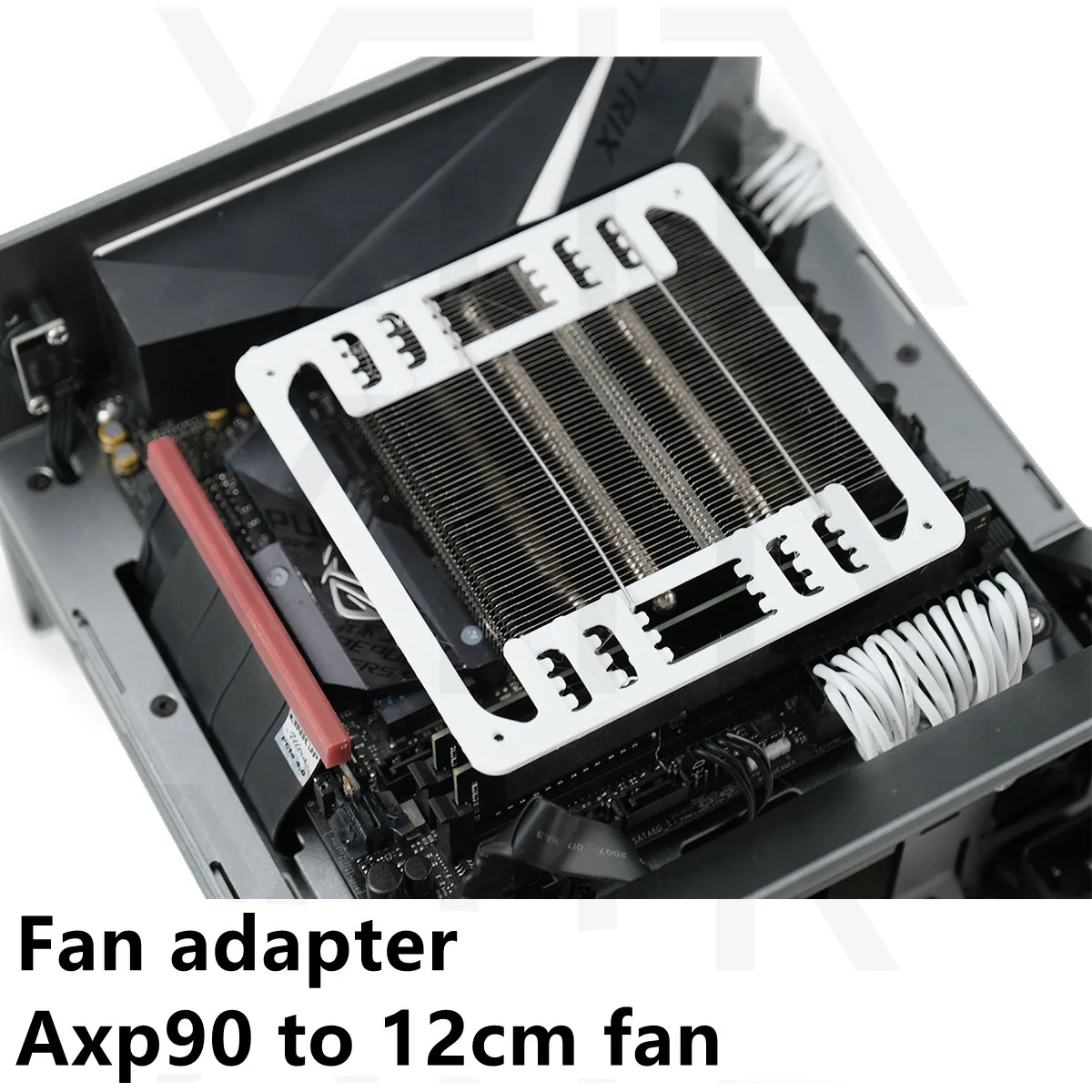 Omnidirectional fan adapter Thermalright AXP90 X47 x53 fan adapter 9-12cm metal down pressing ITX