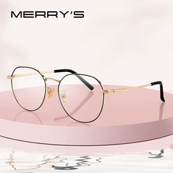 MERRYS DESIGN Retro Fashion Women Glasses frames Ultralight Eyewear Vintage Prescription Eyeglasses Optical Frame S2508