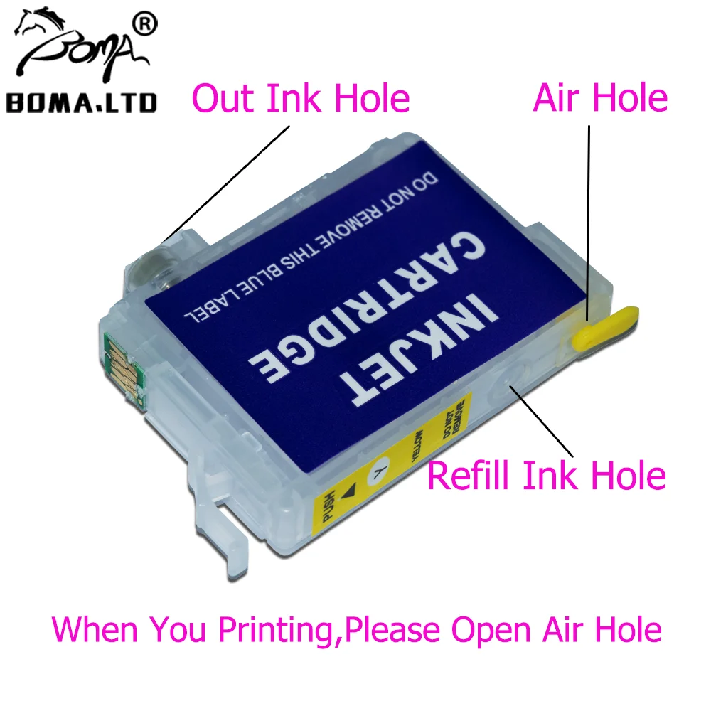 Imagem -03 - Cartucho de Tinta Europeu com Reinicialização Automática Chip Arc Apto para Epson Workfore Pro 3725dwf 3720dwf Wf3725 Wf3720 T3471-t3474 34xl