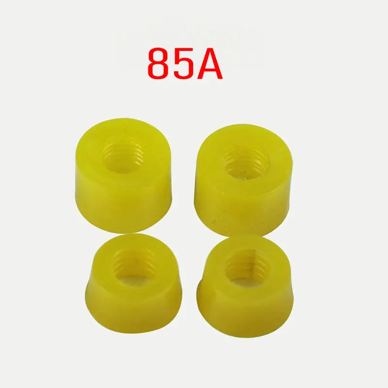 Skateboard Damping Pad Double Tilt Skateboard Trucks Pu Gasket Shock Pad Fish Plate Accessories High Elastic 95A pu Bushings