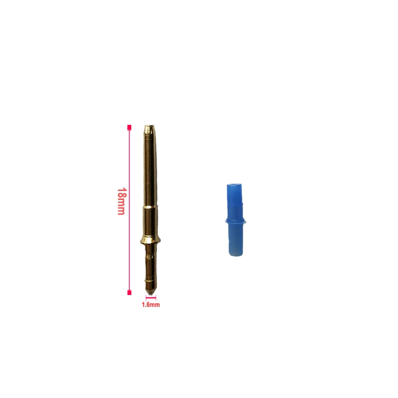 980 sets Dental Laboratory Brass Small Conjunction Nail Pin with Plastic Blue Sleeve On Stone Model Work New Style 1.6*18mm