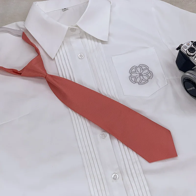 Japanischen Schule Kleider Krawatte Für Mädchen Und Jungen Studenten Jk Uniform Kragen Sailor Anzug Hemd Arbeitskleidung BlouseTie Zubehör