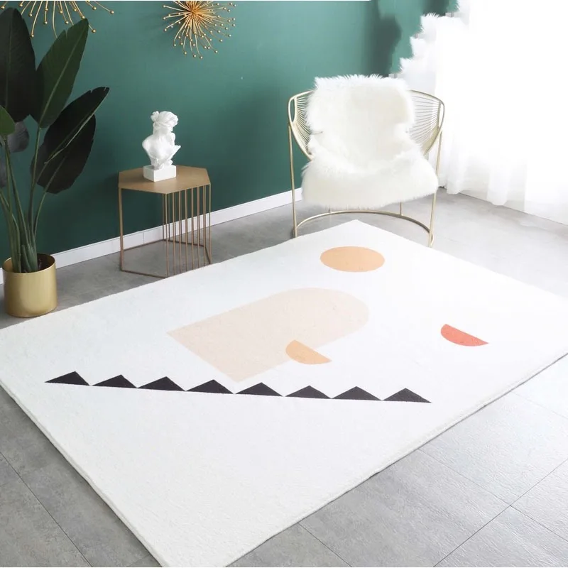 Nordic Carpet Fluffy Rug for Living Room Carpets Kid Room Soft Coffee Table Area Rug Ins Style Girl Bedroom Shaggy Carpet Modern