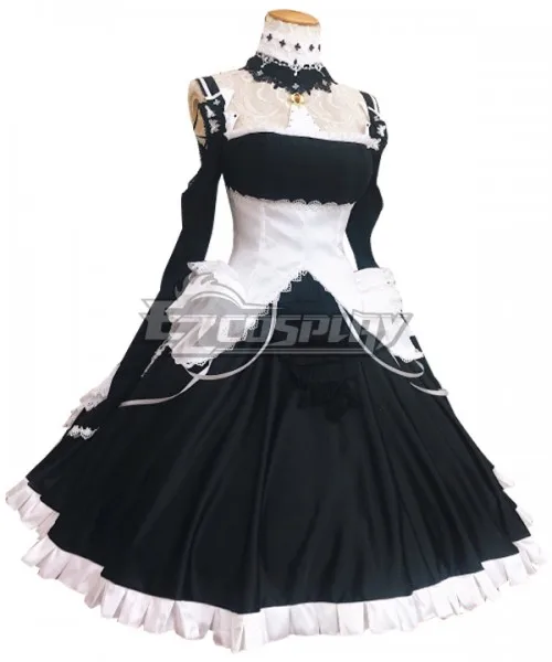 Azur Lane Formidable Women Dress Female Apron Maid Lolita Dress Uniform Halloween Carnival Outfit Dress Suit Cosplay Costume E00