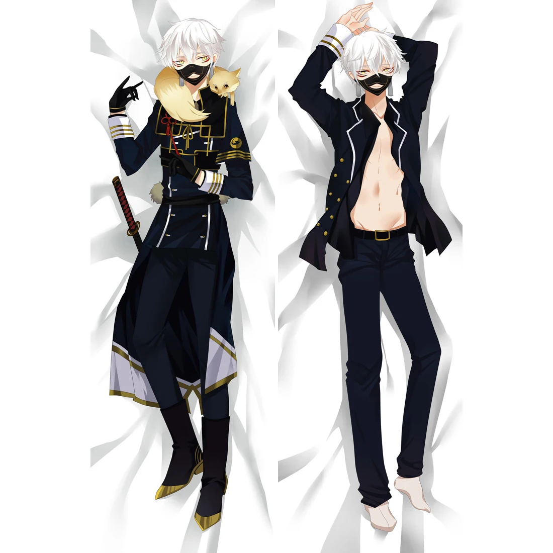 Mxdfafa Anime Touken Ranbu Hanamaru Dakimakura Body Pillow Case Cover Manga Bedding Hugging Body Pillowcase Female Anime Cosplay