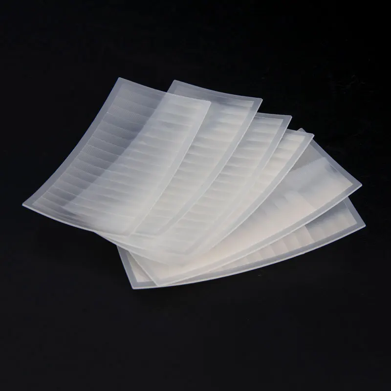 77.4x36.2mm PIR Human Body Infrared Induction Fresnel Lens Focal Length 25mm Sensing Distance 16m Optical HDPE Plastic Lenses