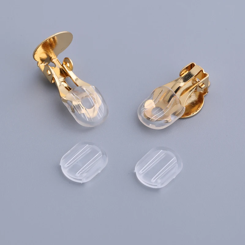 UNNAIER 10/Pack Frog Sling Ear Clip Invisible Pain Relief Ladies Ear Clip DIY Jewelry Accessories Earrings Non-pierced Earrings