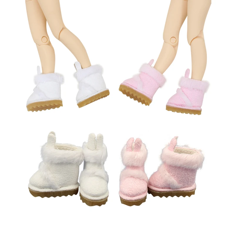 DBS Middie Blyth doll shoes 1/8 Rabit Boots Cute winter boots snow shoes 2.2cm*2cm