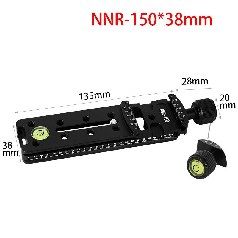 Slide Rail RRS long Quick Release plate Clamp Long-focus Zoom Lens Support Holder Bracket for Arca swiss Tripod camera ball head