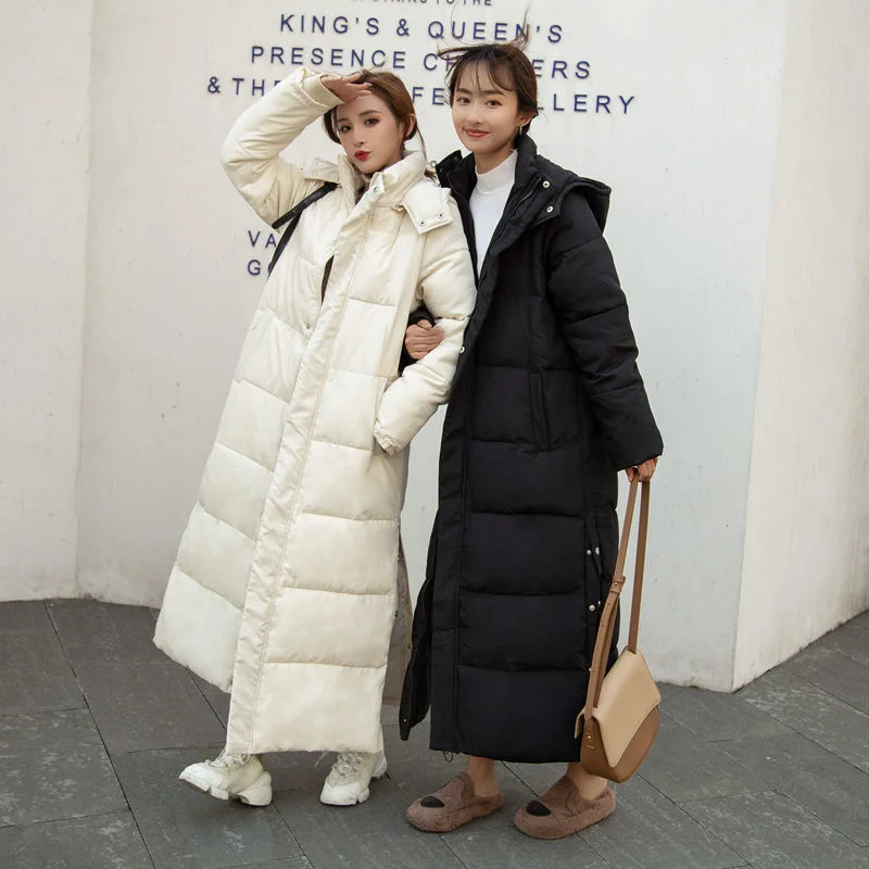 Thick Down Parka Women With Hood Down Jacket Winterr Coat Cultivate Morality Fashion Eiderdown Hoodie With Thick