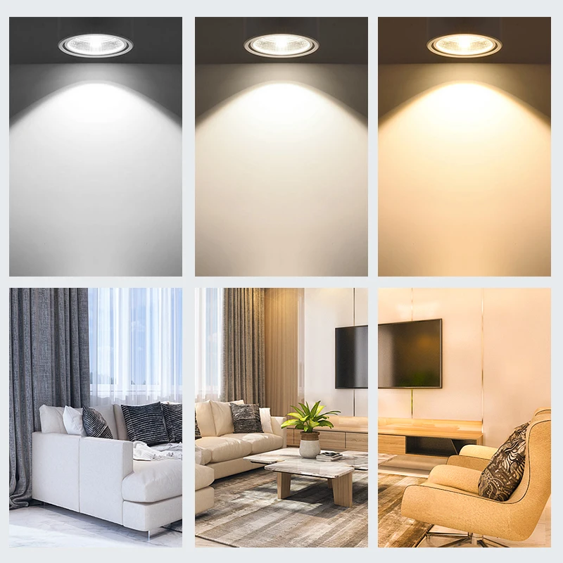 Ceiling Lamp Led Spotlight Downlights Mini Spot Light 220V LED Spot Lights COB  Spots  Foldable Track Light For Home Kitchen