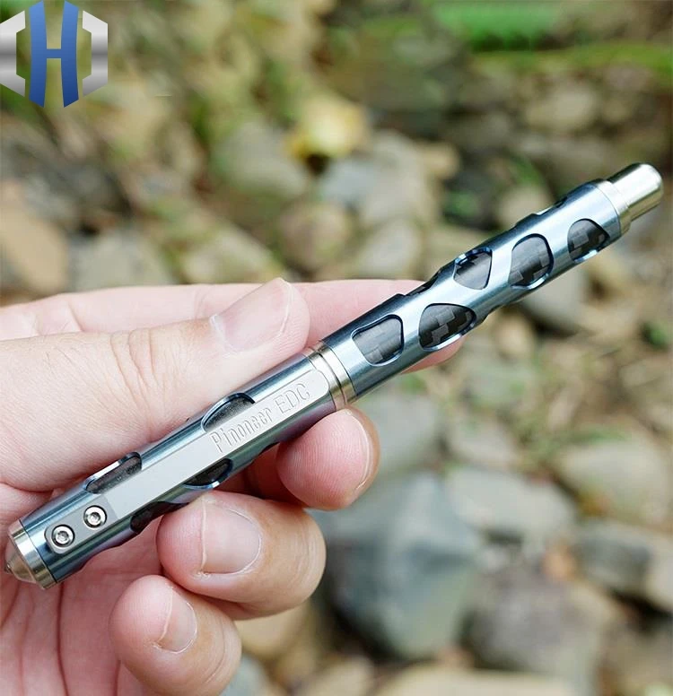 Titanium Alloy Tactical Pen Defense Pen Self-defense Tool Outdoor Survival Portable Writing Pen Multifunction