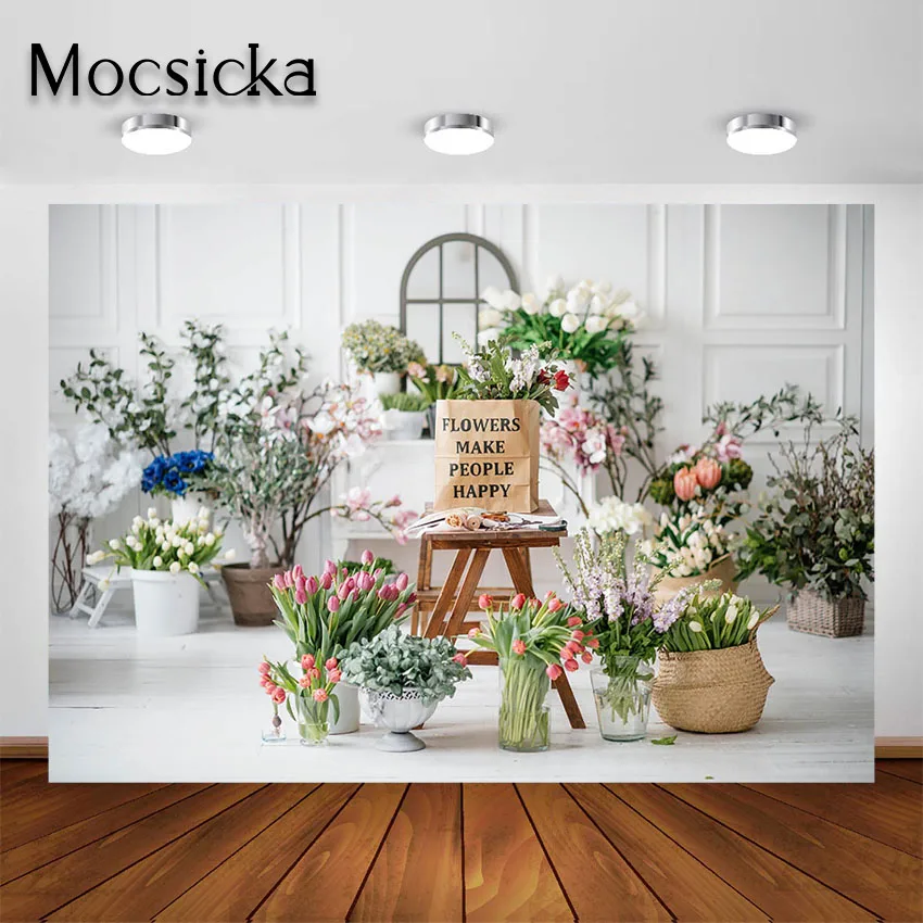 Mocsicka – arrière-plan de photographie de printemps pour enfants, arrière-plan de photographie de gâteau de fleur, de Smash, pour Portrait, prise de vue, accessoires de Studio pour la photographie