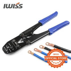 IWISS IWS-8200A Battery Lugs and Open Barrel Connectors Crimping Tools works with Wire AWG 5-3 crimping pliers