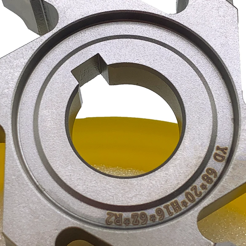 2 قطعة عالية الجودة 68*20*H16*6Z R1.5/R2/R3 الملف الشخصي التشذيب سكين أدوات النجارة غرامة التشذيب القاطع لآلة ربط الحواف