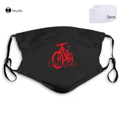 New Brand Rider Your Life Biker Mountain Bicycle Cycler Printed Face Mask Filter Pocket Cloth Reusable Washable