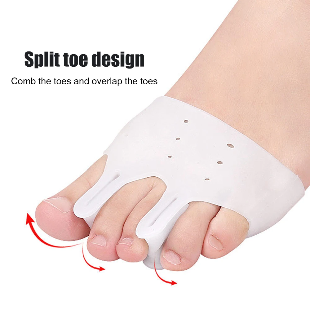 1Pair Multifunctional Hallux Valgus Toes Separator Honeycomb Gel Bunion Corrector Orthopedic Braces Orthotics Bone Toe Pillow