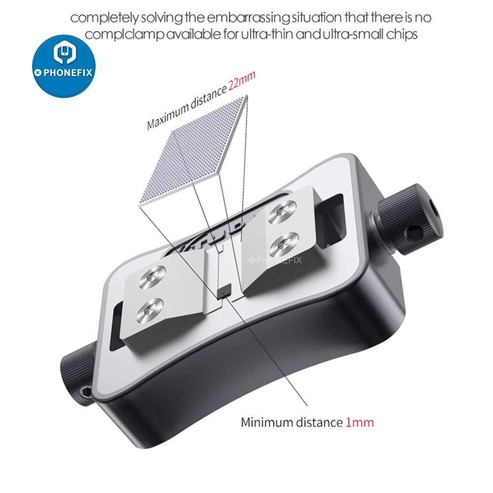 

TUOLI TL-15A Universal IC Glue Remove Fixture Non-slip Double-Bearings PCB Holder Jig For Phone CPU Motherboard Repair Holder