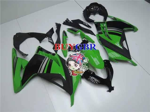 Motorcycle Fairings Green fairing For Kawasaki NINJA300/EX300 2013-2017 13 14 15 16 17 fairing free windscreen