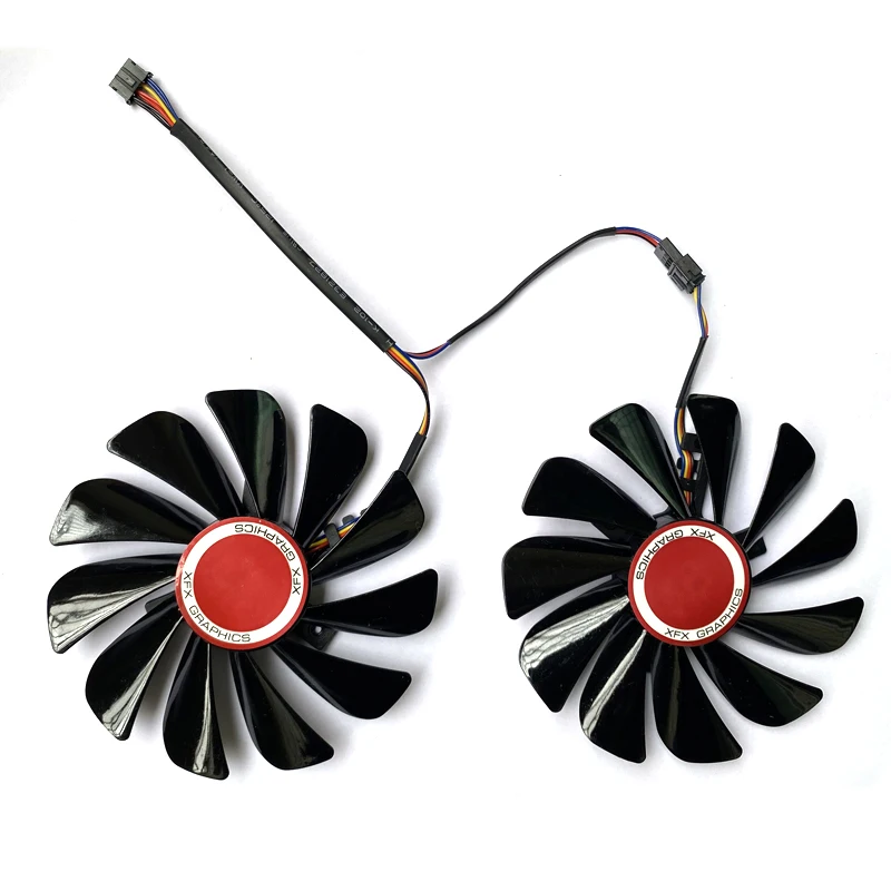 NEW 2PCS 95MM FDC10U12S9-C CF1010U12S 4PIN Alternative GPU Video Cooler For Powercolor RX5700 XT Red 5600XT VGA Graphics Fans