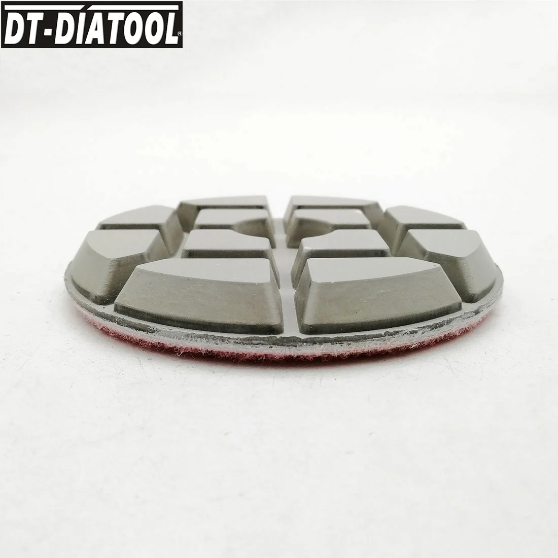 DT-DIATOOL 9 Pcs Dia 100 Mm/4 Inch Grit #3000 Diamond Polishing Pads Resin Bond Beton Amplas Cakram untuk Memperbaiki Lantai Beton
