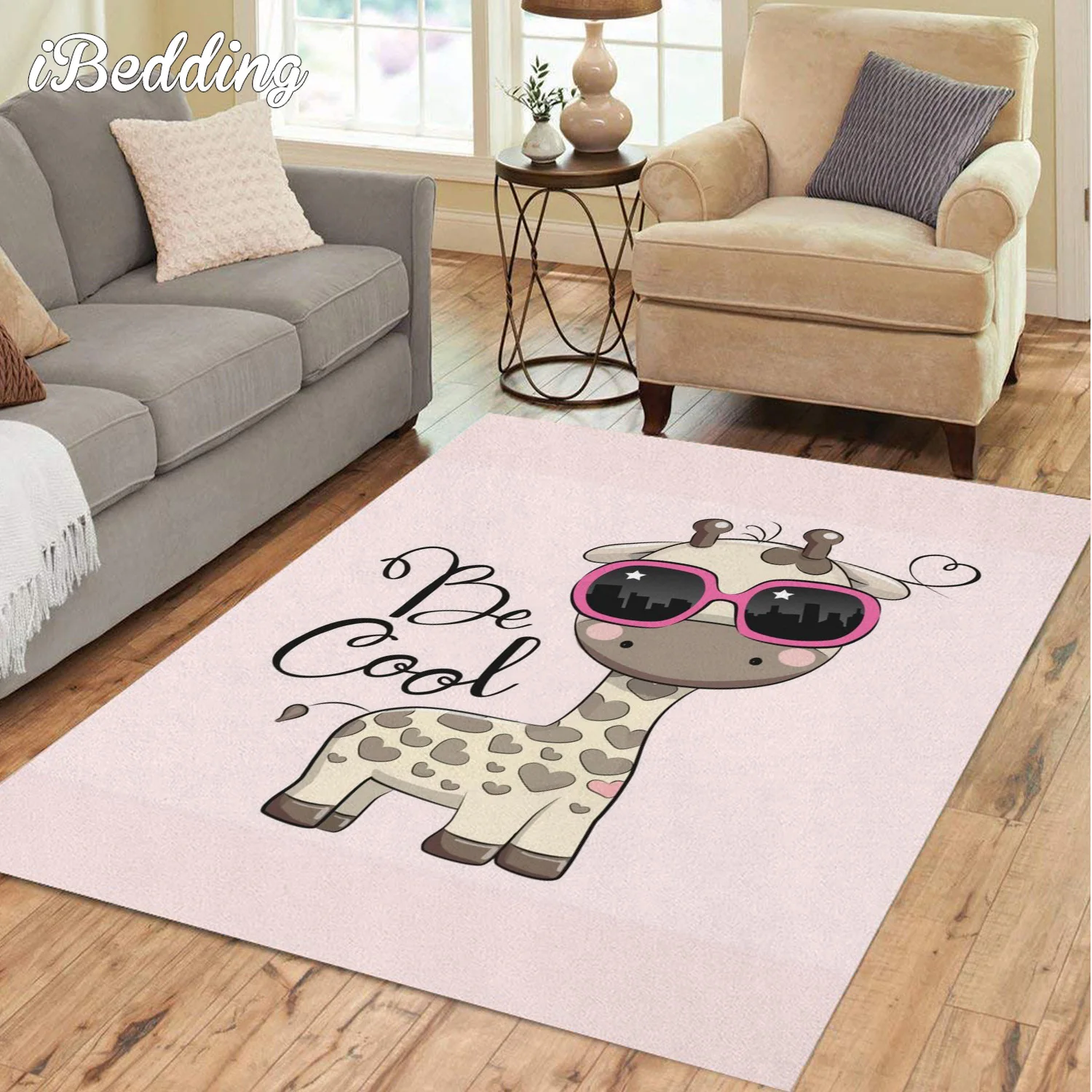 The Cute Animal Carpet for Home Living Room Pet Pig Bear Large Area Rug Anime Floor Mat Teenager Bed Room Decoration