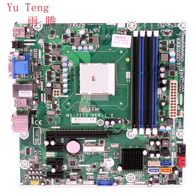 

716188-001 for HP Pavilion p6-2317c Desktop Board 716188-501 FM2 ms-7778 VER: 1.0 Board 100% fully tested test