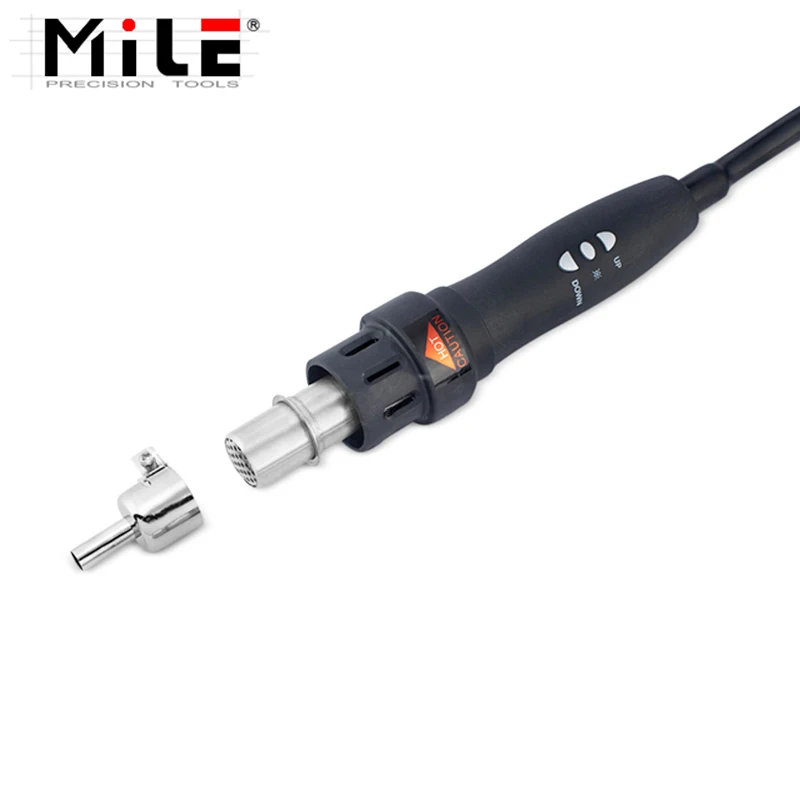 Ugello aria diagonale miglia 3mm 4mm 5mm riparazione ugello pistola ad aria per saldatura scheda madre bocca pistola ad aria dedicata