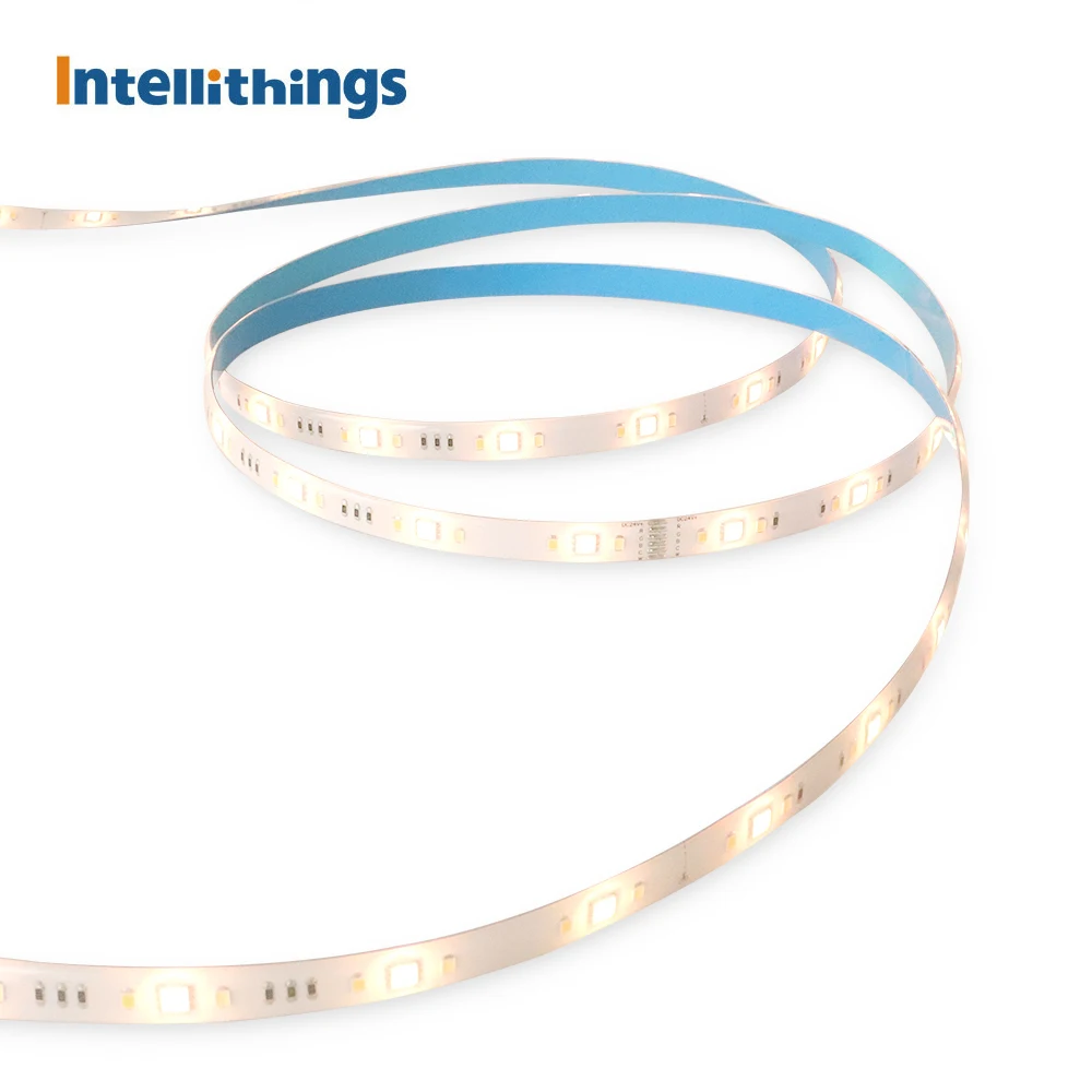 

Контроллер Intellithings Zigbee Tuya, светодиодная Светильник та 5 м, 10 м, RGB, ремешок для домашнего декора, работает с домом, док-станцией
