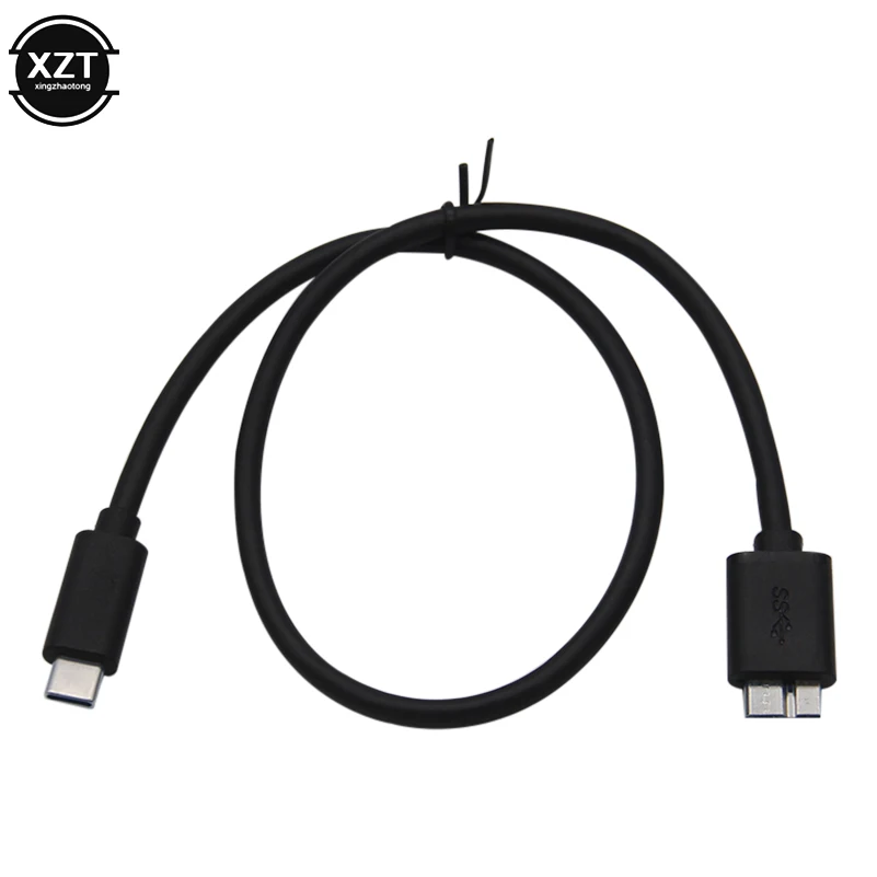 USB C 3.1 Type-C к USB 3,0 Micro B Дата-кабель для внешнего жесткого диска телефона ПК удлинитель