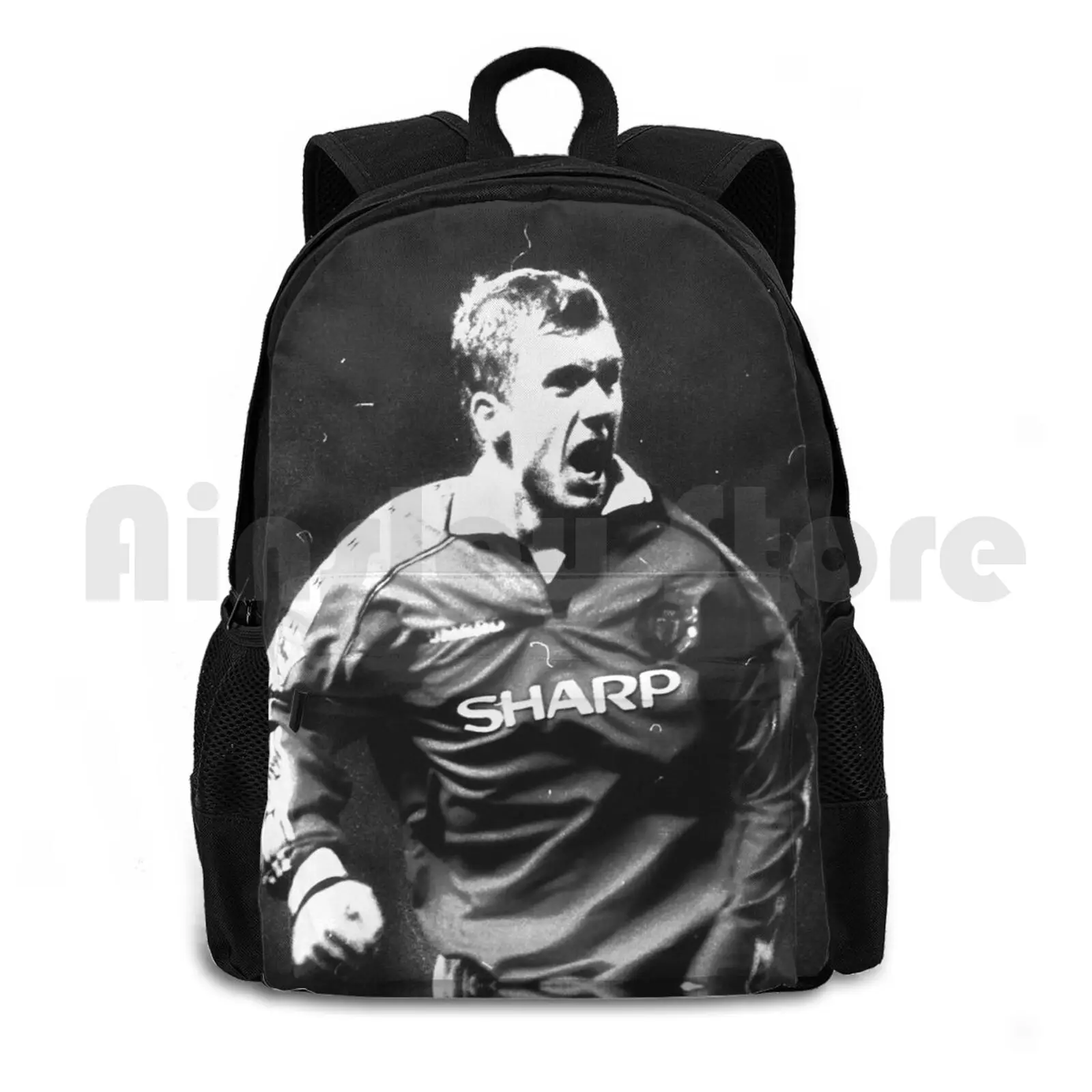 

Vintage Scholes Outdoor Hiking Backpack Waterproof Camping Travel Paul Scholes England Football Premier