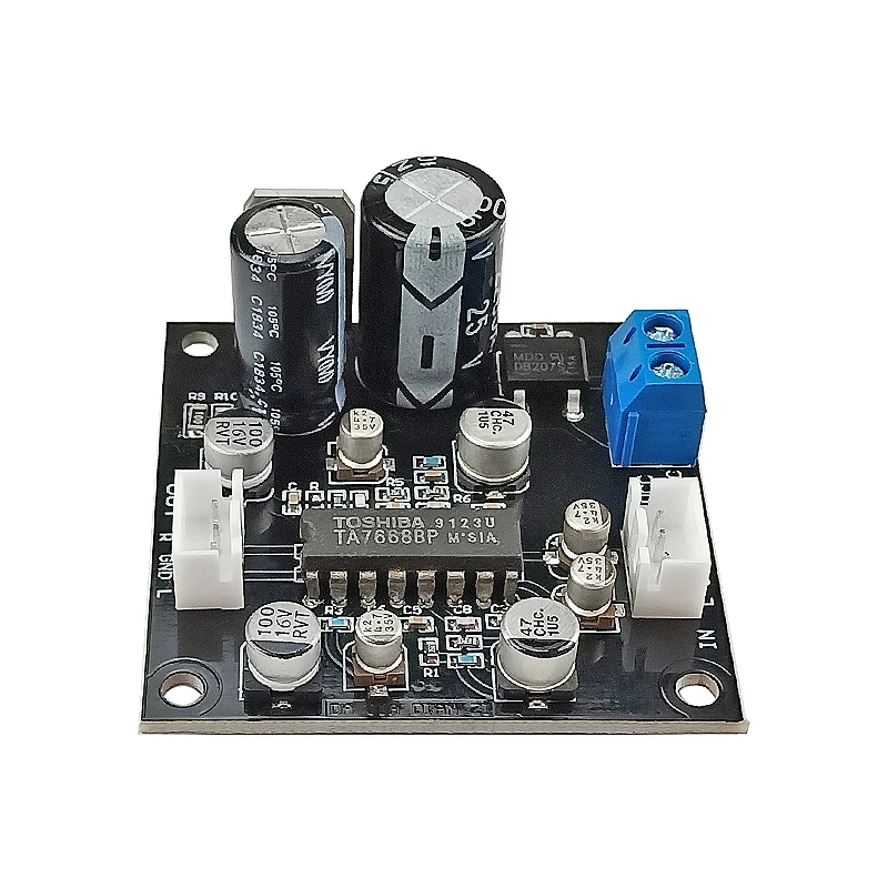 GHXAMP TA7668 Tape Drive Preamplifier Amplifier Tape Deck Board Magnetic Head Preamp Audio Recorder Desktop radio DIY