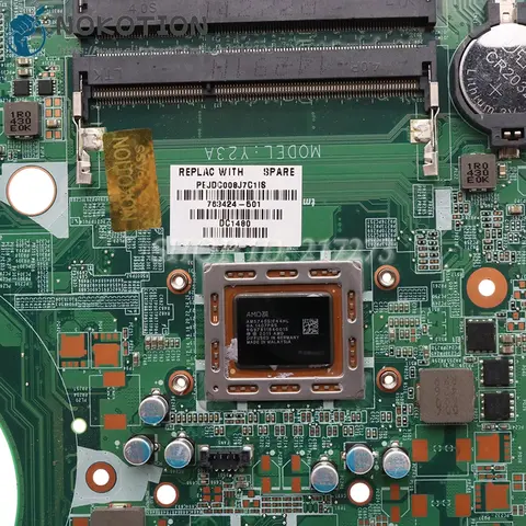 NOKOTION For HP Pavilion 17-F Laptop Motherboard DAY23AMB6C0 A10-5745M CPU DDR3   763424-001 763424-501 MAIN BOARD