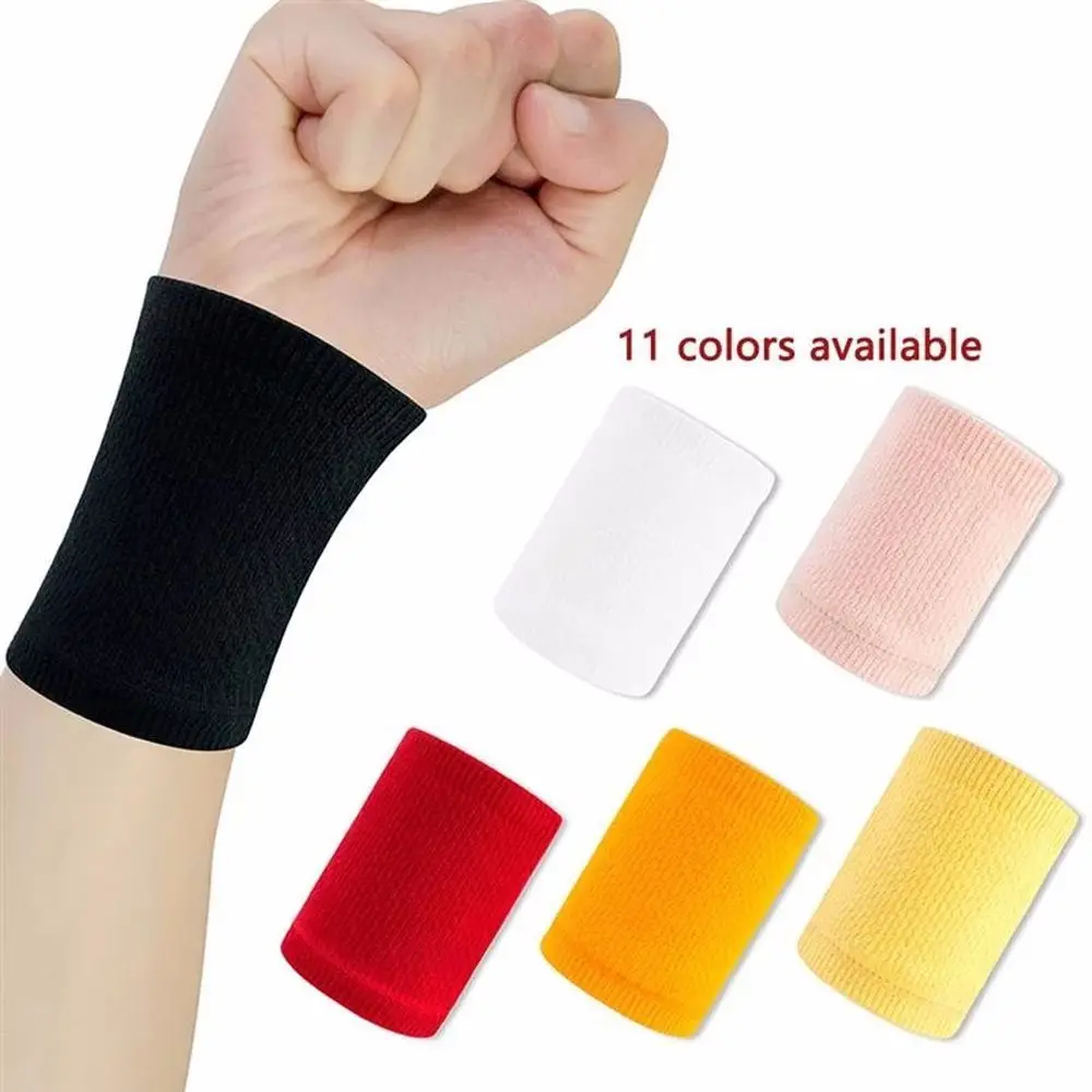 1 Pair Sports Compression Protective Wristband Exercise Wrist Brace Soft Wrist Cuff Breathable Wrist Support Wrist Protector