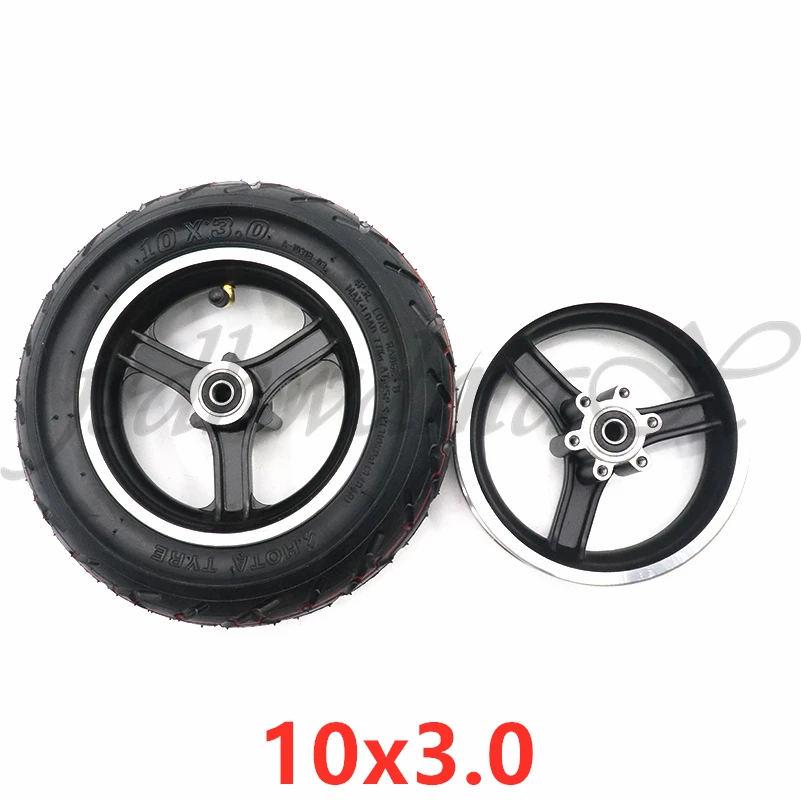 Newest 10 inch Folding electric scooter wheel tire alloy rim 10x3.0  Tyre For KUGOO M4 PRO Electric Scooter  10*3.0