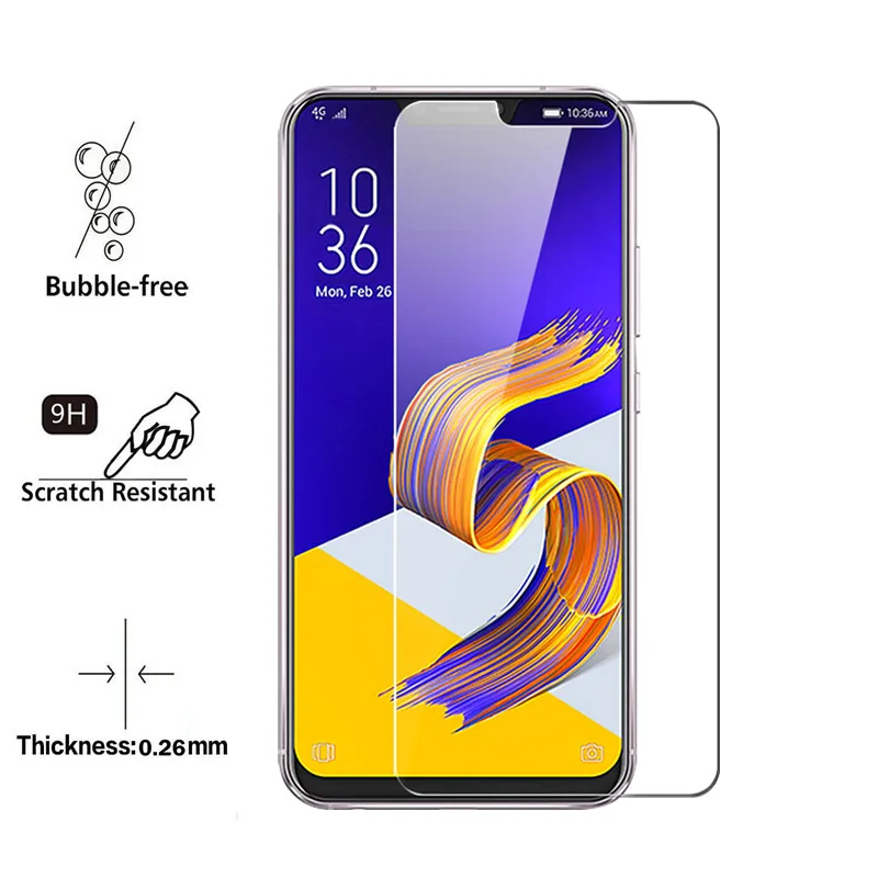 3Pcs Tempered Glass For Asus Zenfone 5 ZE620KL Zenfone 5z ZS620KL Screen Protector Guard Toughened Film Premium Glass 9H