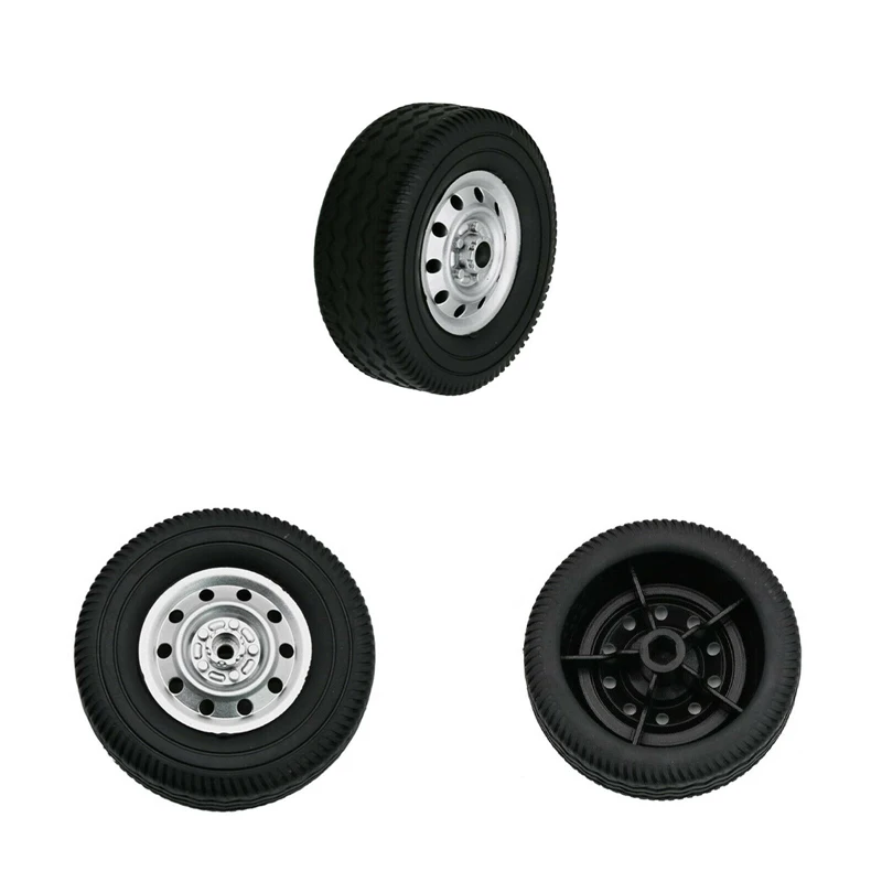 4PCS\\SET Replacement Rubber Wheel Tires For 1/10 WPL D12 RC Off-Road Buggy Truck Car DIY upgrade parts