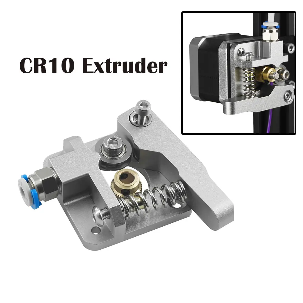 

3D Printer Parts MK8 Extruder Upgrade Aluminum Block Bowden Extruder 1.75mm Filament Reprap Extrusion for Ender 3 CR10 Blu-3