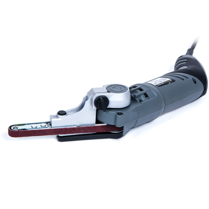 Hand-holding belt sander sandpaper BSD-120SC small portable metal sandpaper polishing machine belt sander grinder 220V 260W