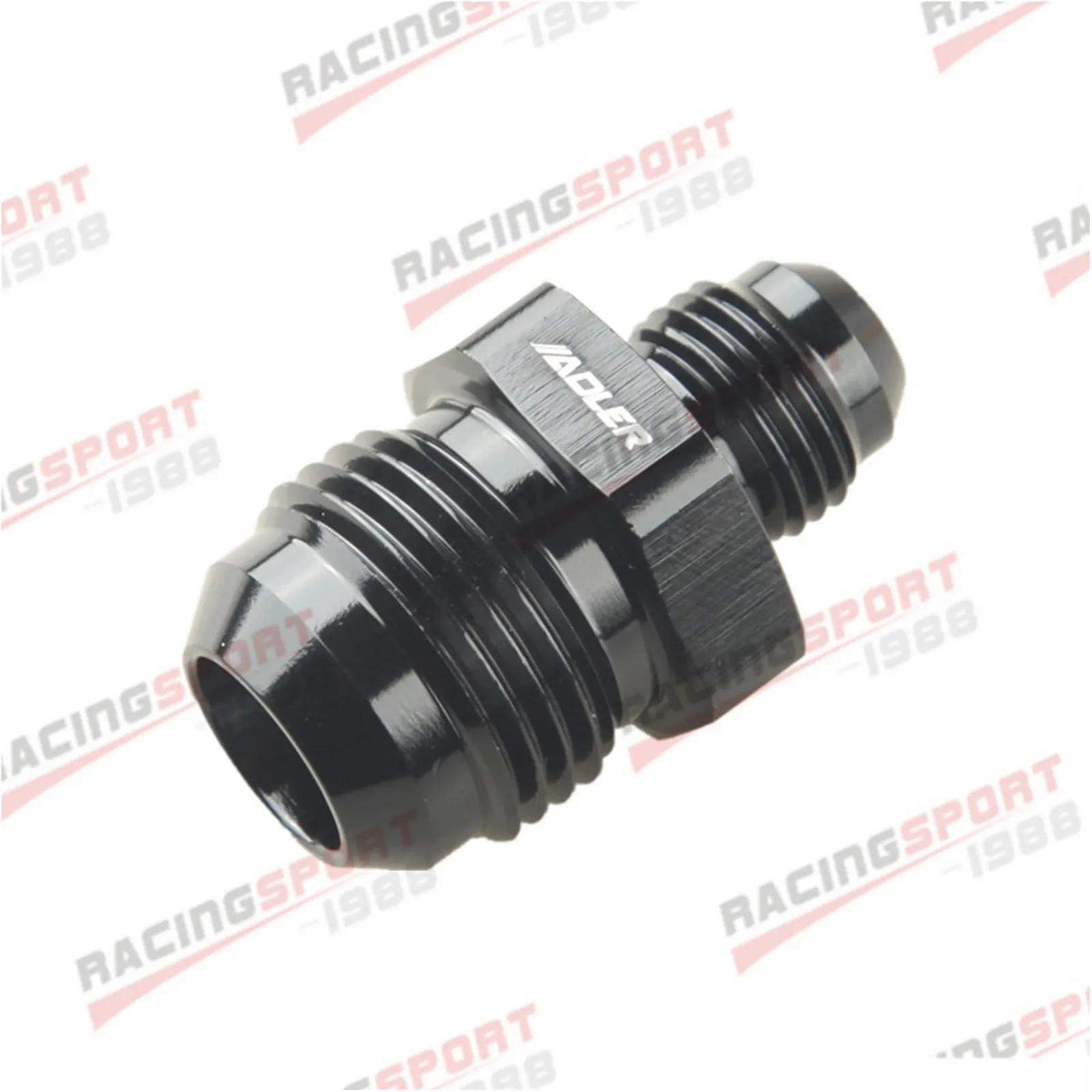 AN -10 AN10 10AN to AN -6 AN6 6AN Straight Reducer Adapter fitting black