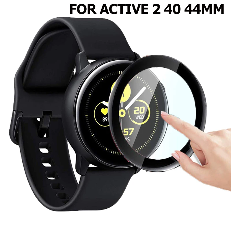 Tempered Glass Screen Protector For Samsung Galaxy Watch Active 2 40mm 44mm Protective Film 20D Protection Screen Protector Film